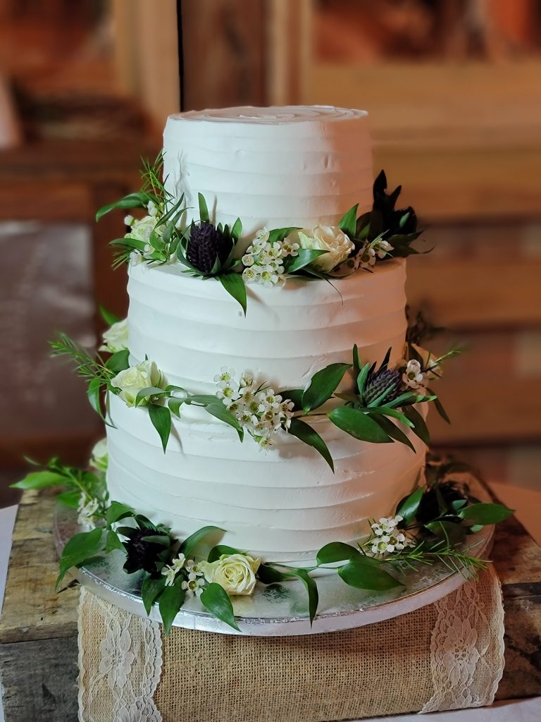 Traditional Wedding Cakes by First Fruit Kitchen Custom Wedding Cake