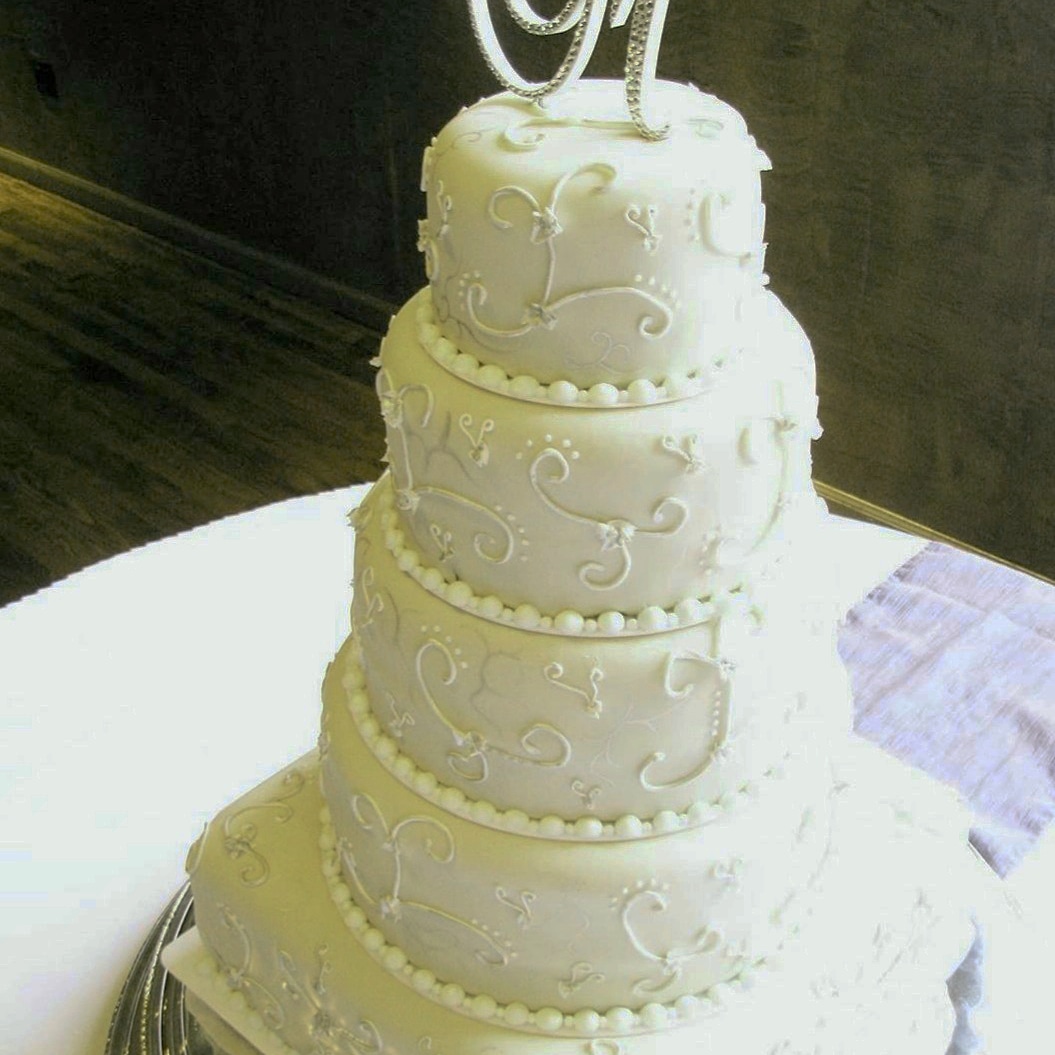 Fondant Wedding Cake-First Fruits Kitchen